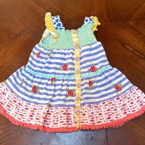 Matilda Jane Multicolor Striped Kids Dress